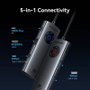 Vention Docking Station 8K 5 en 1 USB-C Gris TQXHB